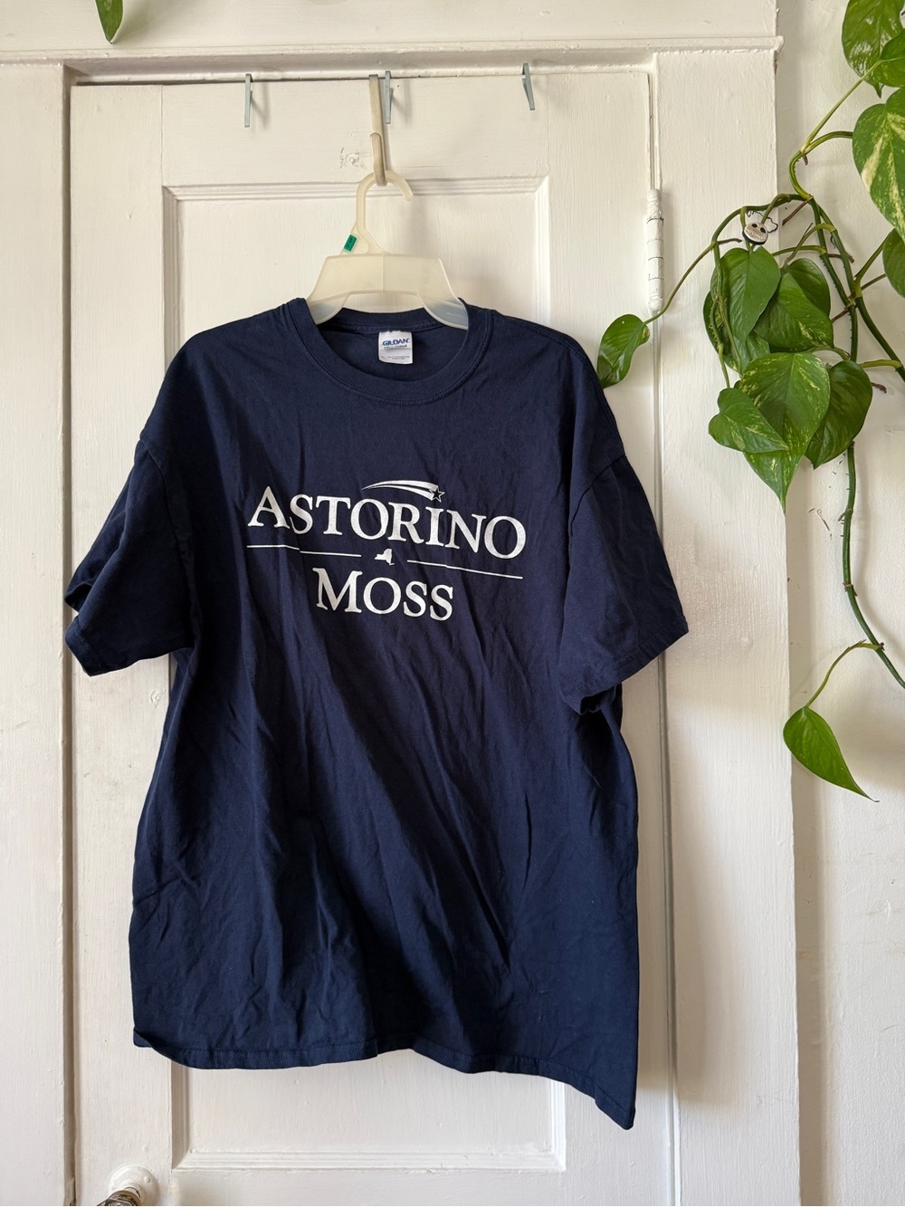 ASTORINO MOSS Navy Logo Tee XL